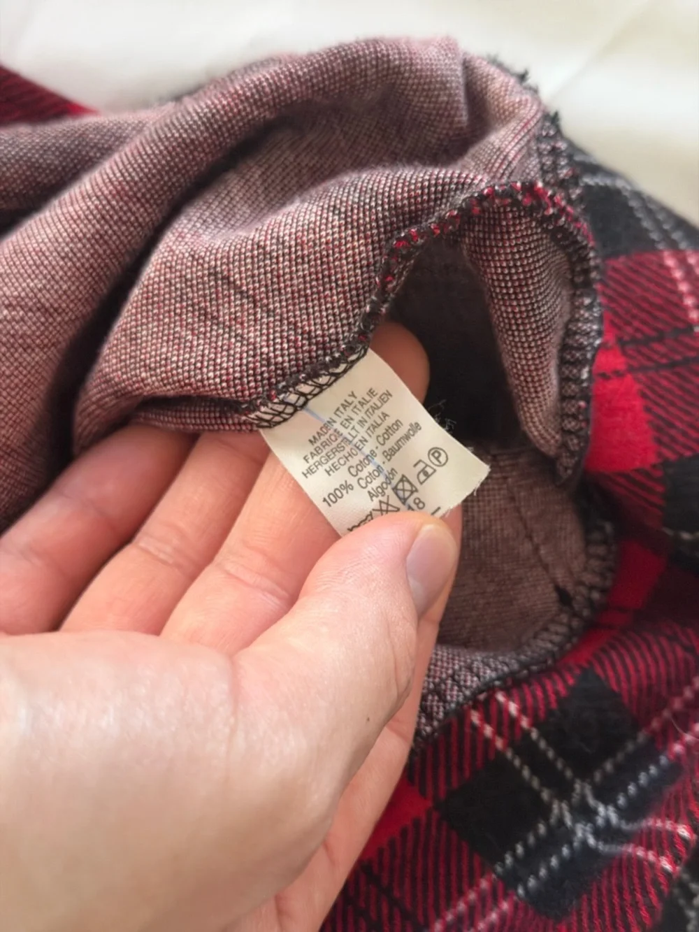 Brandy Melville plaid zip up